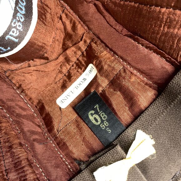 Vintage Tweed Wool Fedora, Hats Of Ireland Castlebar, Dongal Tweed, Size S 6 7/8 - Picture 9 of 9